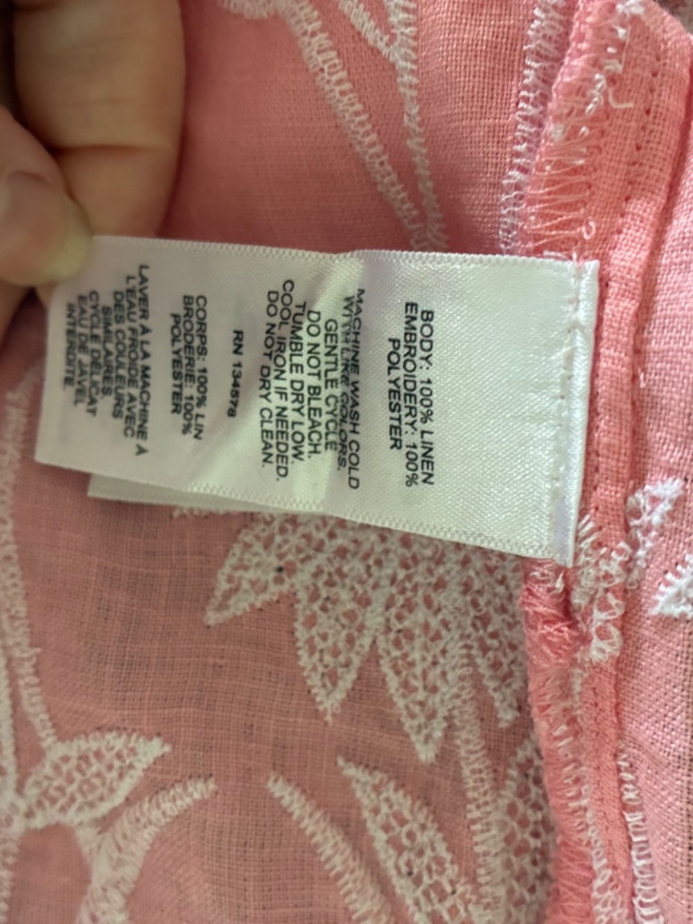 NWT Vineyard Vines Palm Beach pink midi coverup dress M L - Picture 12 of 12